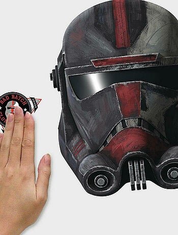 Stickers repositionnables Star Wars série Bad Batch casques