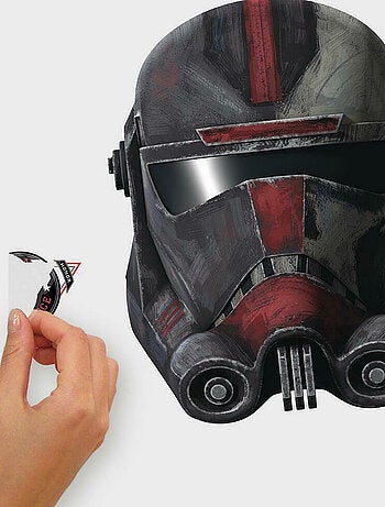 Stickers repositionnables Star Wars série Bad Batch casques