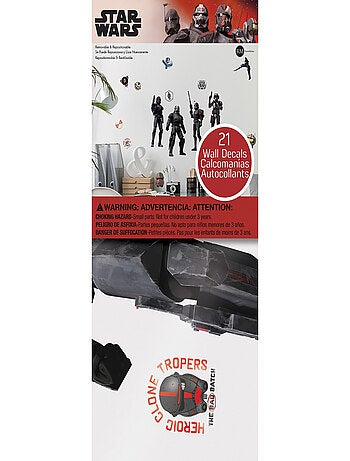 Stickers repositionnables Star Wars série Bad Batch personnages