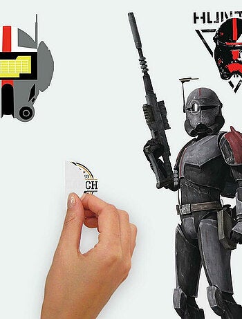 Stickers repositionnables Star Wars série Bad Batch personnages