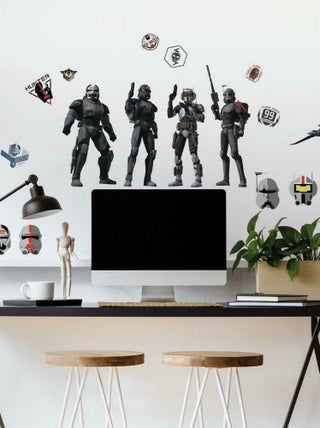 Stickers repositionnables Star Wars série Bad Batch personnages