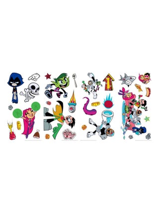 Stickers repositionnables Teen Titans Go ! - tous les personnages