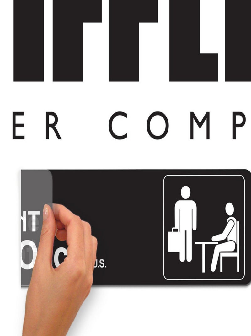 Stickers repositionnables The Office - Dunder Mifflin Paper Company Noir Noir - Kiabi