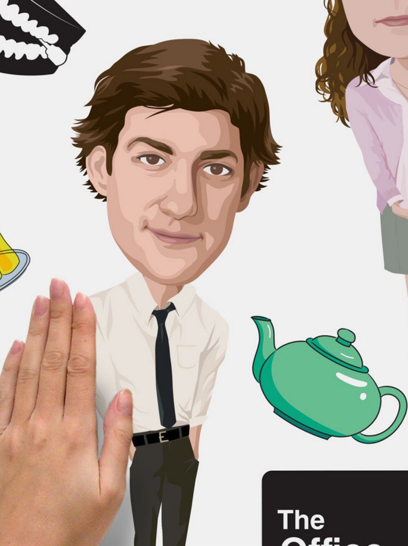 Stickers repositionnables The Office - tous les personnages Multicolore - Kiabi