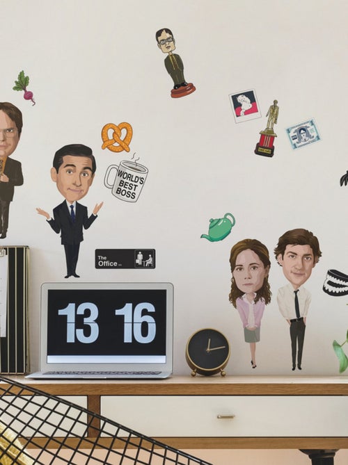 Stickers repositionnables The Office - tous les personnages - Kiabi