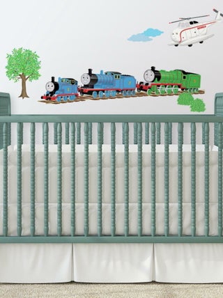 Stickers repositionnables Thomas et ses amis MATTEL - 25x45 cm