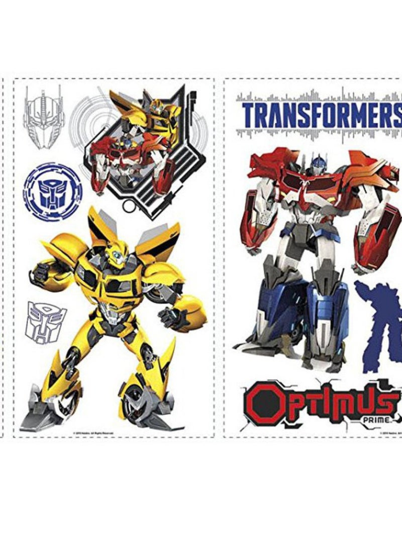 Stickers repositionnables Transformers 25,4CM X 45,7CM Multicolore - Kiabi