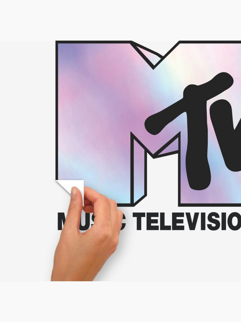 Stickers repositionnalbes logo mtv Multicolore - Kiabi