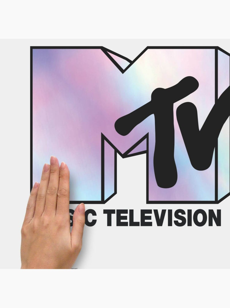 Stickers repositionnalbes logo mtv Multicolore - Kiabi