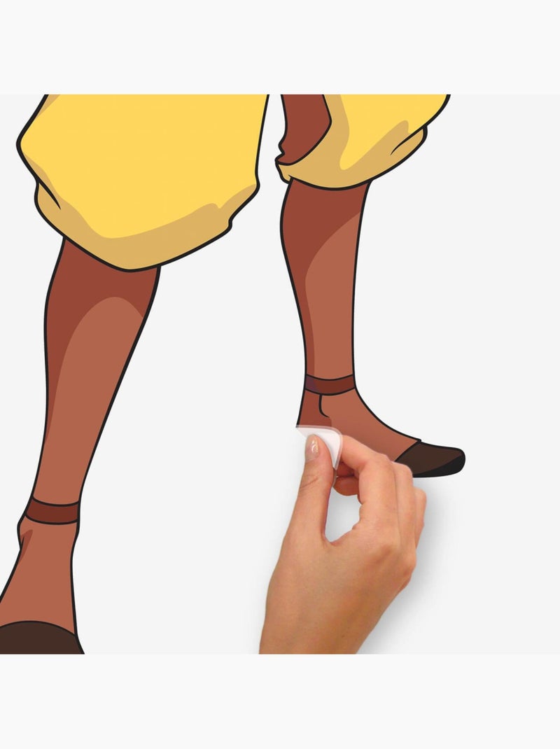 Stickers repositionnalbles avatar aang tient une lance Multicolore - Kiabi