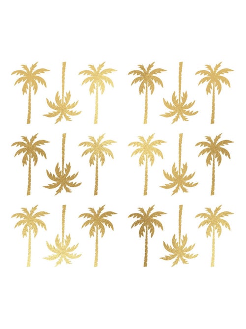 Stickers repositonnables - Palmiers en or - Kiabi