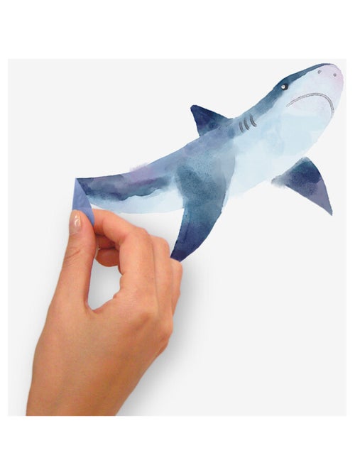 Stickers requins et poissons haut 44 cm - Kiabi