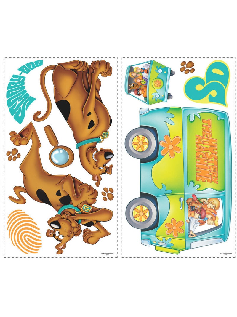 Stickers  scooby-doo et personnages Multicolore - Kiabi