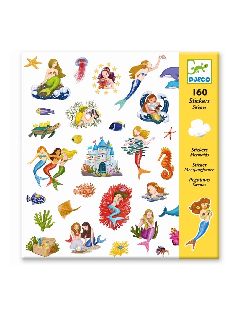 Stickers Sirènes Multicolore - Kiabi
