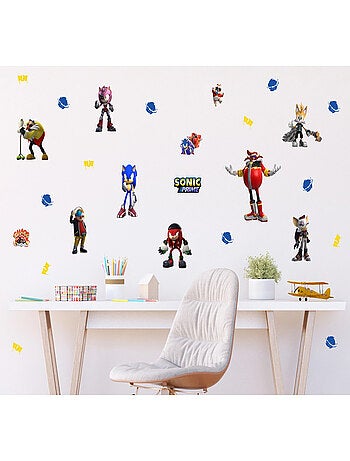 Stickers Sonic Prime 7 personnages 18 motifs - 65 x 85 cm