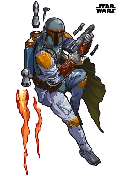 Stickers  star wars xxl boba fett - 127 x 200 cm - Kiabi