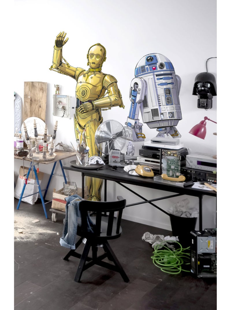 Stickers  star wars xxl c-3po - 127 x 200 cm Multicolore - Kiabi