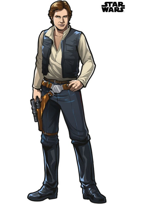 Stickers  star wars xxl han solo - 127 x 196 cm - Kiabi