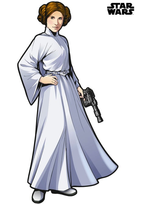 Stickers  star wars xxl princess leia - 127 x 170 cm - Kiabi