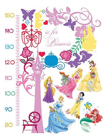 Stickers Toise Princesse Disney