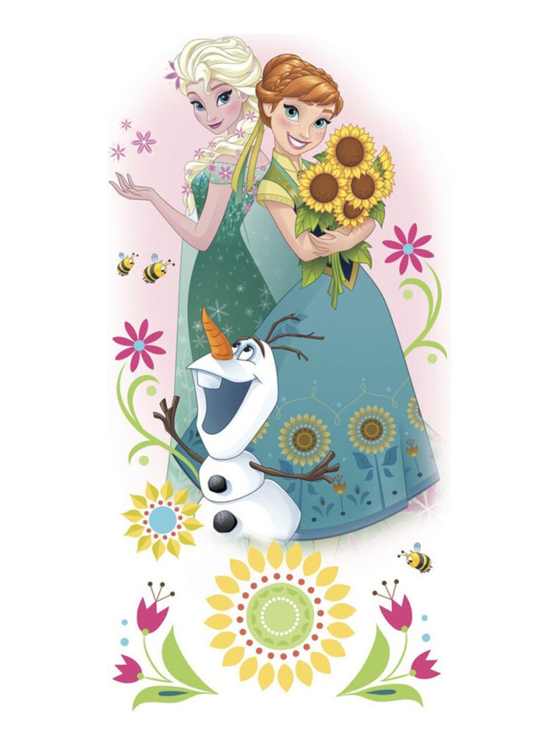 Stickers Tournesol La Reine des Neiges Disney Frozen Vert - Kiabi