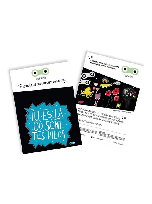 Stickers Tu es là où sont tes pieds - Kiabi