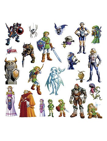 Stickers Zelda 3D - modèle Ocarina of Time