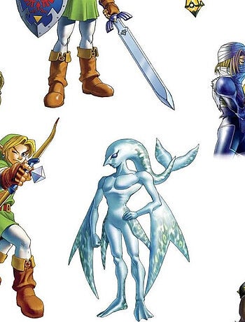 Stickers Zelda 3D - modèle Ocarina of Time