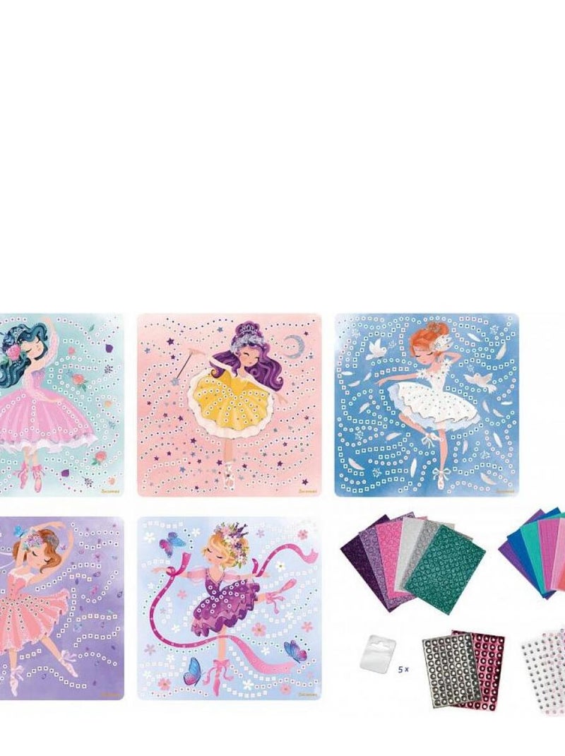 Stick'n fun princesses ballerine mosaiques N/A - Kiabi