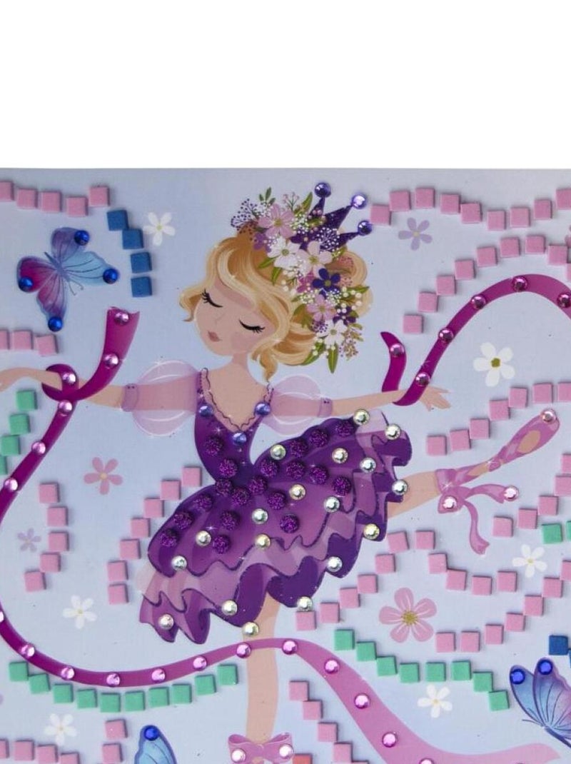 Stick'n fun princesses ballerine mosaiques N/A - Kiabi