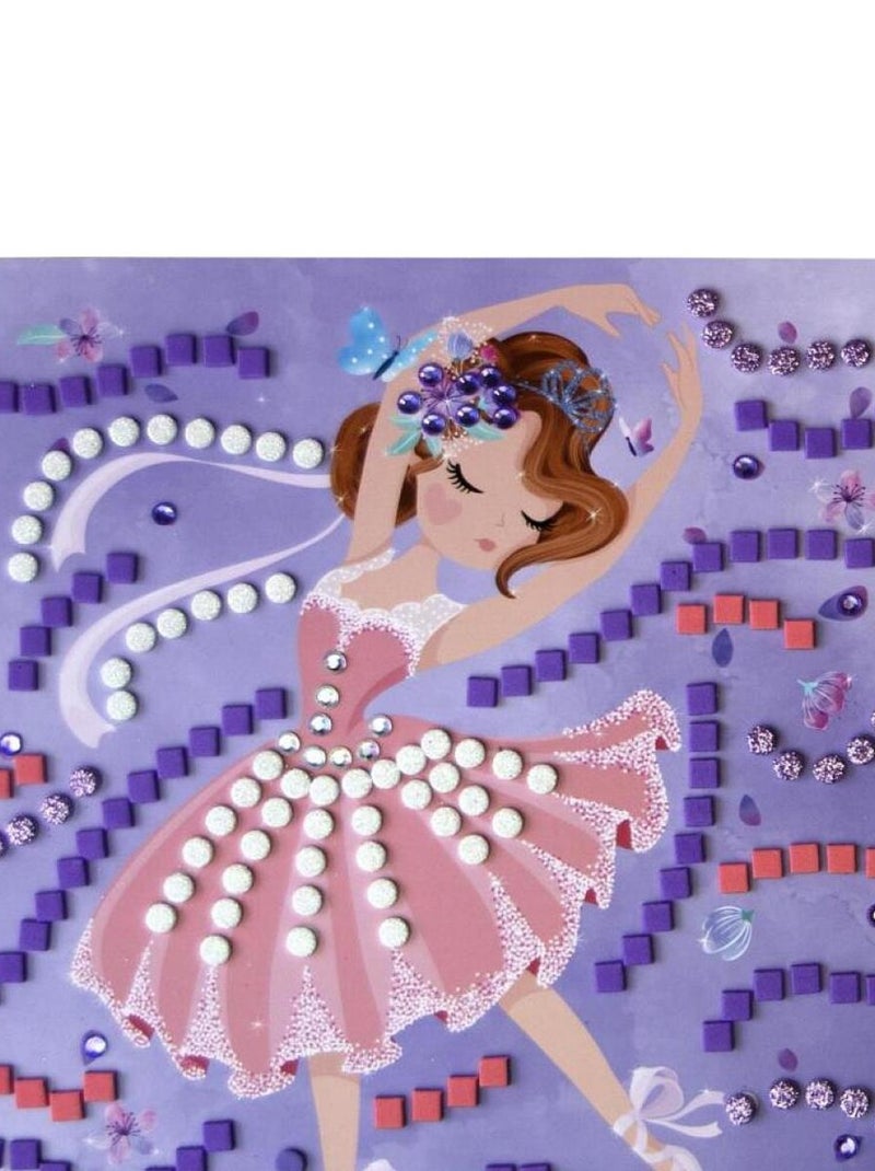 Stick'n fun princesses ballerine mosaiques N/A - Kiabi