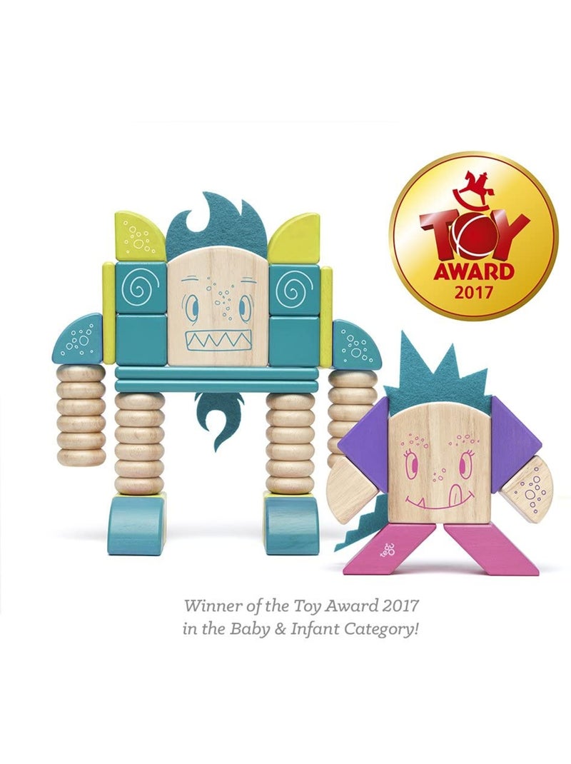 Sticky Monsters Beans and Tumtum Bleu - Kiabi