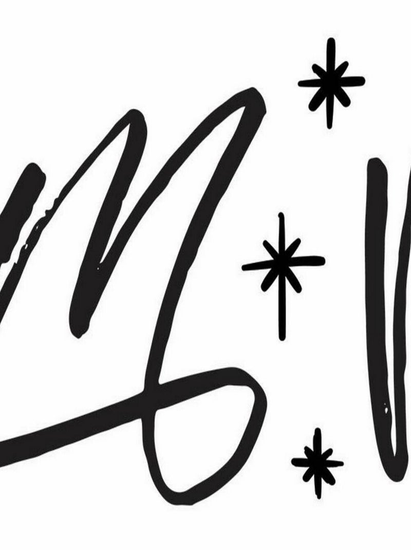 Stiicker Mural Géant Citation -Dream Big- Rêve grand Noir Noir - Kiabi