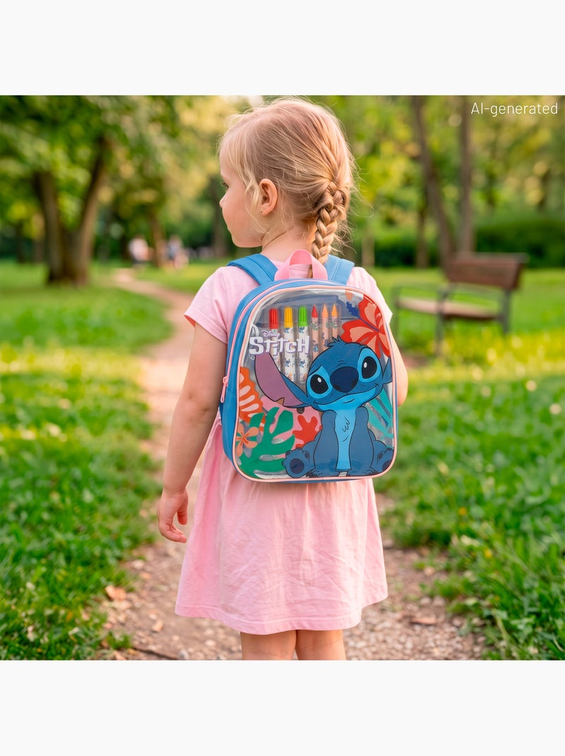 Stitch coffret de dessin mega avec sac à dos, 80 pièces N/A - Kiabi