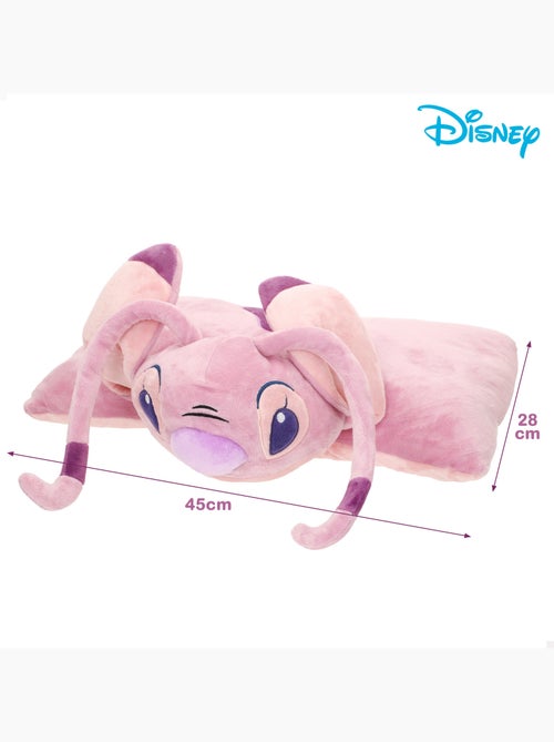 Stitch coussin 2 en 1 coussin ange doux et velouté en peluche - Kiabi