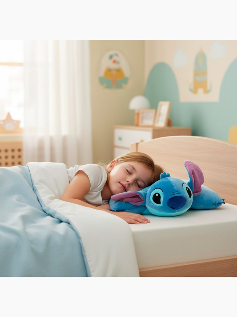 Stitch coussin cushion 2 en 1, doux et velouté Bleu - Kiabi