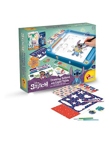 STITCH ECOLE DE DESSINS AVEC TABLE LUMINEUSE