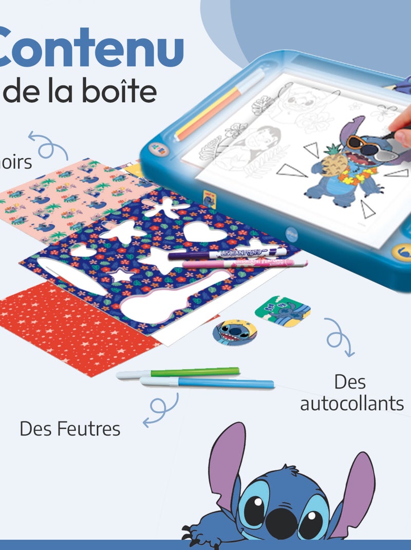 STITCH ECOLE DE DESSINS AVEC TABLE LUMINEUSE N/A - Kiabi