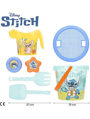 Stitch ensemble seau de plage avec serviette et sac accessoires