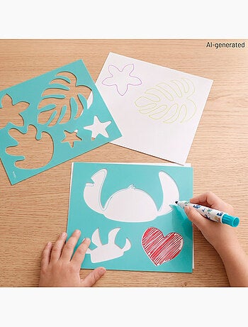 Stitch kit de dessin avec sac à dos