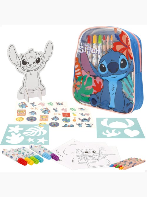 Stitch kit de dessin avec sac à dos - Kiabi Stitch kit de dessin avec sac à dos - Kiabi