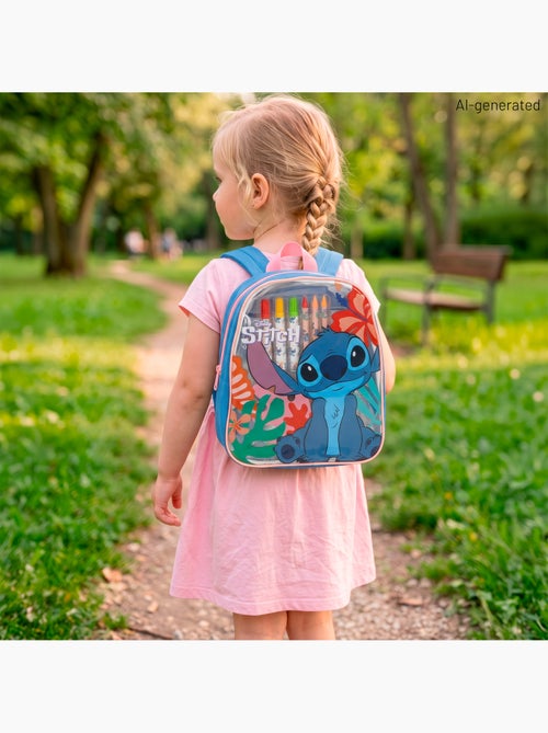 Stitch kit de dessin avec sac à dos - Kiabi Stitch kit de dessin avec sac à dos - Kiabi