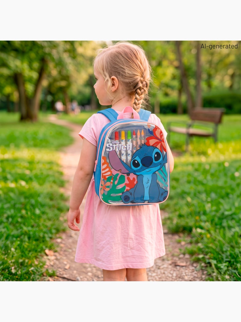 Stitch kit de dessin avec sac à dos N/A - Kiabi
