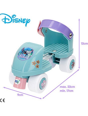 Stitch patins à roulettes réglables à 4 roues, pointures 22 à 29, poids maximal 20 kg