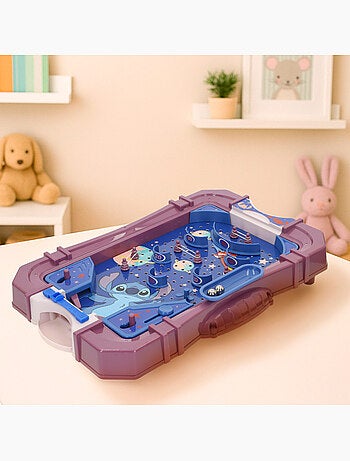 Stitch pinball plateau de table pour enfants 26x38x8 cm