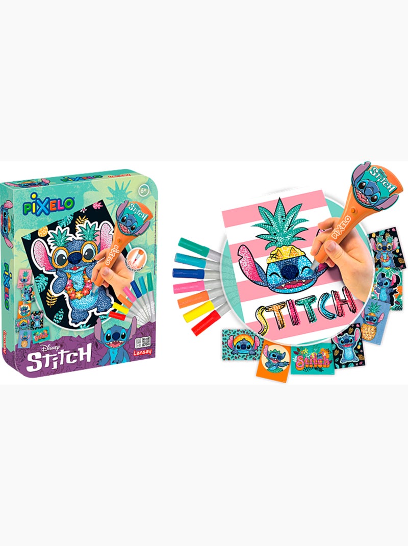 Stitch Pixelo - Lansay Violet - Kiabi