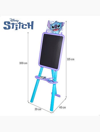 Stitch tableau noir double face 2 en 1 avec chevalet +3 ans