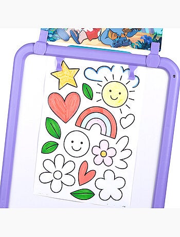 Stitch tableau noir double face 2 en 1 avec chevalet +3 ans