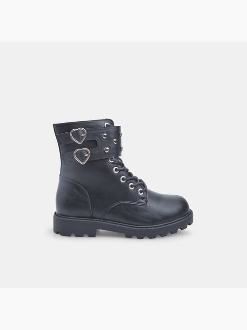 Stivaletto avec lacets et boucles Bata - Kiabi