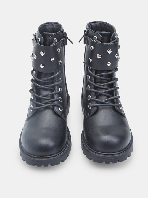 Stivaletto avec lacets et boucles Bata - Kiabi